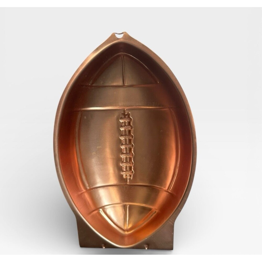 Wilton 1990 Aluminum Football Cake Pan Mold 2105-6504 Vintage